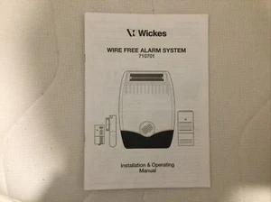 Response Wickes Eclipse Alarm Replacement Instruction Manual 418 MHZ Alarm - Picture 1 of 4