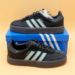 Größe 9 💠 Adidas Sambae Damenschuhe Core Black/Haze Green NEU! - Bild 1 von 8