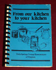 Twin Springs High School Young Homemakers Cookbook NICKELSVILLE VA 1984 Pop. 383