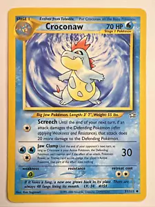 Croconaw 31/111 Pokemon Neo Genesis poco común LP - Imagen 1 de 2