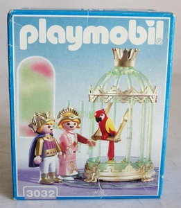 RARE VTG 1998 PLAYMOBIL 3032 PRINCE PRINCESS PARROT CAGE FAIRYTALE NEW SEALED - Picture 1 of 8