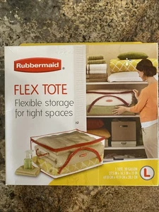 1 New Rubbermaid Flex Tote Medium 30 Gallon  27.5in.  16.5x 15” Discontinued - Picture 1 of 2