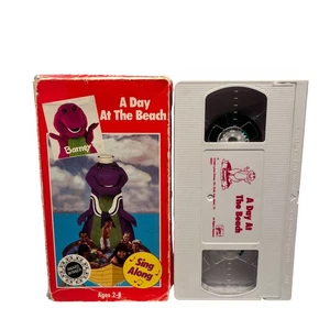Barney The Dinosaur - A Day at the Beach (VHS, 1989) Rare V15 - Picture 1 of 6