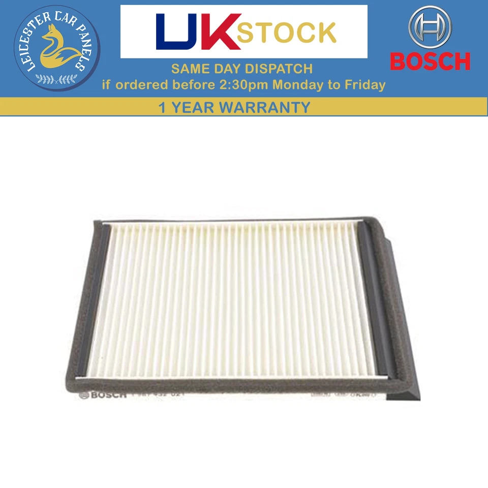Bosch Cabin Filter For Citroën Xsara 1997-2005 1.4 1.6 1.8 1.8i 2.0 1987432021 - Image 1 of 1