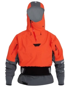 NRS Element Gore-Tex Pro Semi-Dry Top Men's Jacket, Flare, Large - Picture 1 of 10