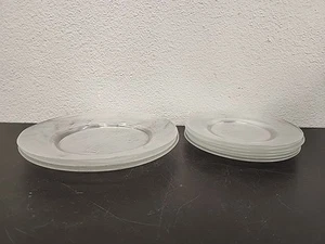 Lot of 9 Clear Glass Embossed Coca-Cola Dinner Plates 10”-8" C - Picture 1 of 10