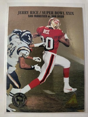 1995 Pinnacle Zenith Second Season Super Bowl Jerry Rice #SS22 - Image 1 of 4