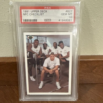 1991 Upper Deck Brett Favre Moe Gardner Erric Pegram PSA 10 GEM MT Rookie RC HOF Foto 1 de 2