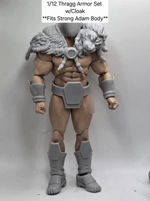 Impresión 3D INMEJORABLE ARMADURA THRAGG CON JUEGO DE CAPA 6" 1/12 Clasificado LEYENDAS Escala Foto 1 de 4