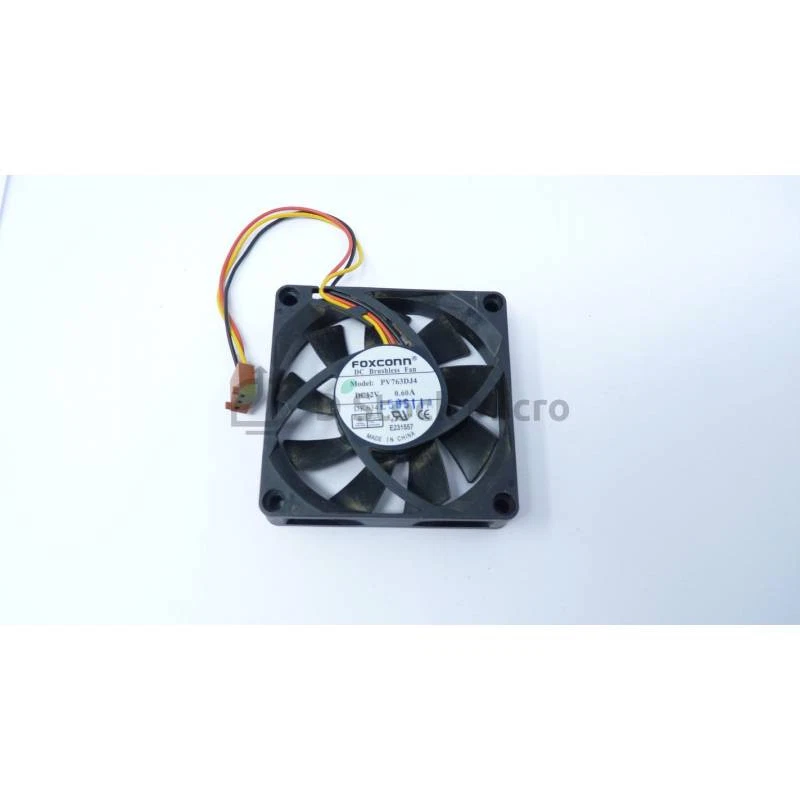 Ventilateur FOXCONN PV763DJ4 70mm 12V / 0.60A  3-Pin - FRANCE / TVA - Photo 1/1