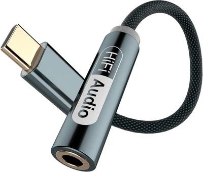 Adattatore USB C Jack 3.5Mm：Adattatore Cuffie USB Type C a Jack 3.5Mm Compatibil - Immagine 1 di 4