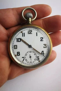 GSTP WW2 British Army Pocket Watch Cal. UNITAS 259 WWII Military GS/TP WORKING - Imagen 1 de 12