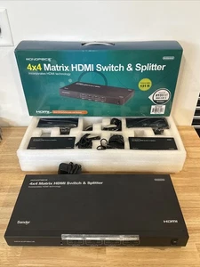 Monoprice 4X4 Matrix HDMI Switch & Splitter Sender MHSS0404E - Picture 1 of 5