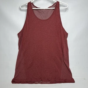 Lululemon Herren Größe XL Fast Free Singlet Elite Rot Tank Ärmellos Laufen - Bild 1 von 15