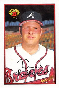 Derek Lilliquist 1989 Bowman 264  Atlanta Braves Rookie Baseball Card - Picture 1 of 2