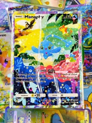 Manaphy pocket app handmade card tcg full art Space-Time Smackdown Set - Image 1 of 2