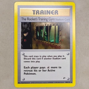 The Rocket's Training Gym 104/132 Gym Heroes Rare Pokemon Card TCG NM Near Mint  - Picture 1 of 2