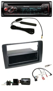 Pioneer USB DAB Lenkrad Bluetooth CD Autoradio für Fiat Idea 2006-2012 schwarz - Bild 1 von 10