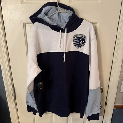 mitchell and ness authentic Kansas City Sporting Xl Hoodie NWT  - Image 1 of 4