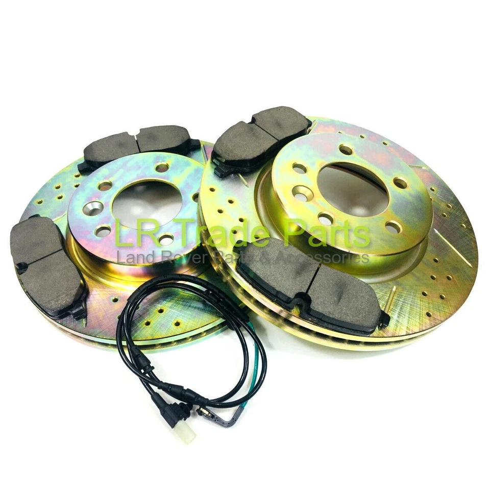 FITS DISCOVERY 3 TDV6 FRONT PERFORMANCE BRAKE DISCS, PADS & SENSOR KIT SET - Image 1 of 1