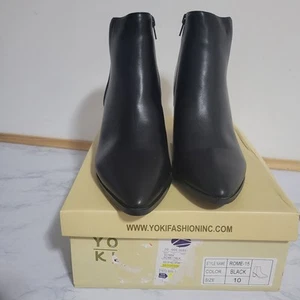 Yoki schwarze Stiefelette, Größe 10, neu im Karton - Bild 1 von 5