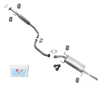 Resonator Pipe Muffler Exhaust System Fits for 2009-2011 Chevrolet Aveo Sedan - Image 1 of 4