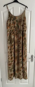 Monsoon Women’s Fully Lined Maxi Dress Used In Good Condition Size 16 - Picture 1 of 9
