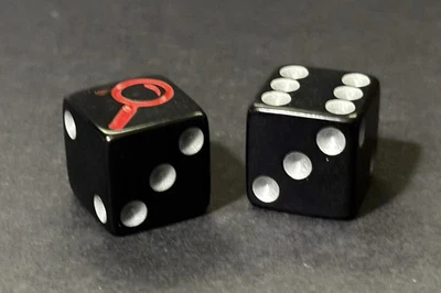 2 Clue 银线黑色骰子红色放大镜图标替换游戏零件 — 第 1/2 张图片