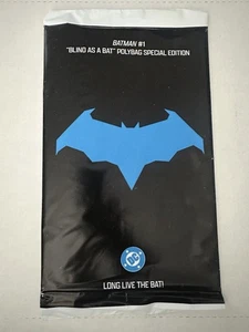 Bolso de polietileno Batman #1 Blind as a Bat edición especial primera impresión DC Comics - Imagen 1 de 2