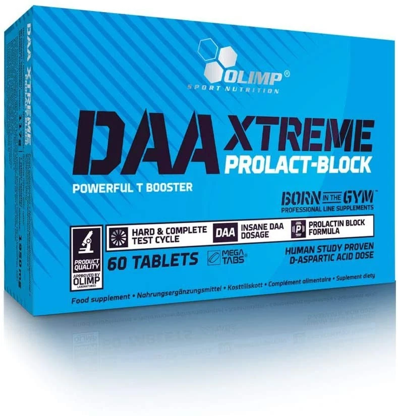 (136,32 EUR/kg) Olimp DAA Xtreme PROLACT BLOCK 60 Tabletten Zink Vitamin B6