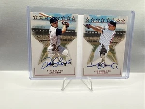 2023 Panini Superstar Scripts Jim Edmonds & Tim Salmon Booklet /10 SSB-SE ANGELS - Picture 1 of 2
