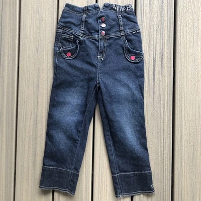 Pantalones de mezclilla azules adornados Apple Bottoms talla 7 Foto 1 de 4