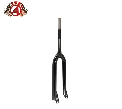 ALTA 24" Black Beach Cruiser Fork – 1" Threaded, Caliper-Ready, 3/8" Dropouts. - Image 1 of 2