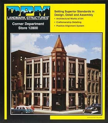 Design Preservation Models 12800 HO Scale Corner Department Store - Kit - Image 1 of 1