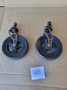Quickie Q7 Starrrollstuhlrolle Räder & Gabeln gebraucht Vordergabel Radrollen  - Bild 1 von 13