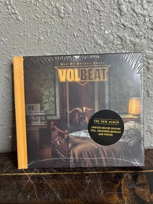 Volbeat God of the Angels Trust Deluxe Limited CD Edition Sealed Booklet Poster Foto 1 de 2