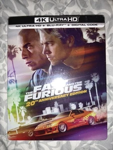 The Fast and the Furious - 20th Anniversary Limited Edition Steelbook 4K UHD B - Picture 1 of 2