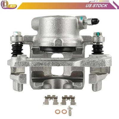 NEW Front Left Brake Calipers w/ Bracket For 1989-1992 Chevrolet Tracker L4 1.6L - Image 1 of 4