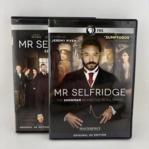 Mr. Selfridge Season 1 & 2 DVD Set UK Edition Jeremy Piven PBS New Sealed - Imagen 1 de 3