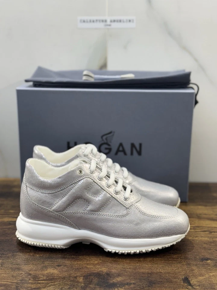 Hogan Interactive Pelle Argento   Casual Hogan Donna 36 - Immagine 1 di 4