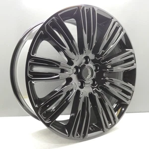 RANGE ROVER L405 22" GLOSS BLACK ALLOY WHEEL RIM STYLE 9012 LR099147 GENUINE X1 - Picture 1 of 17