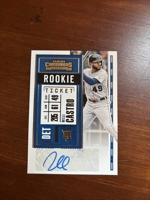 2020 Panini Contenders - Rookie Ticket 2 Willi Castro #150 (AU, RC) - Image 1 of 2
