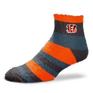 Cincinnati Bengals Women's NFL Rainbow Sleep Soft Fuzzy Socks - OSFM