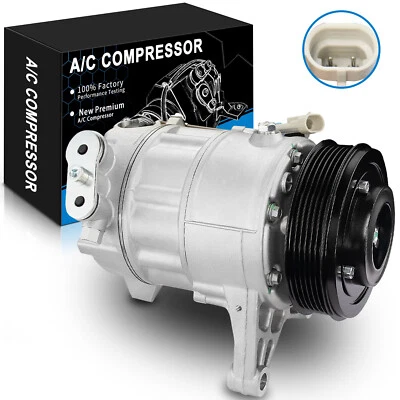 A/C Compressor for 2010-2011 Buick Allure LaCrosse Cadillac SRX Saab 3.0L 3.6L - Image 1 of 4