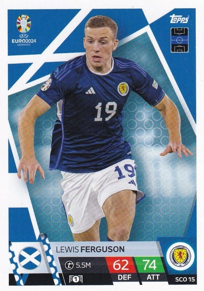 Topps Match Attax 24 Base Carte Ecosse Sco 15 Lewis Ferguson - Photo 1/1