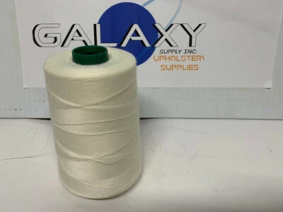 Tex40 #32674 EGGSHELL 100% Spun Polyester Cone 6000 Yard, sold by 3 spools.   - Image 1 of 4