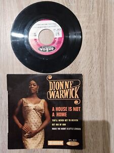 DIONNE WARWICK A House Is Not A Home 1964 EP VOGUE EPL 8272 Funk Soul