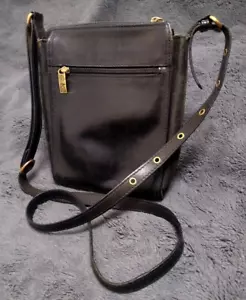 Genuine Leather Bag Gianni Conti Vintage Made In Italy - Picture 1 of 20