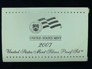 2007 US Mint Silver Proof Set 14 Piece Silver Set w/ State Quarters, Presidents - Picture 1 of 7