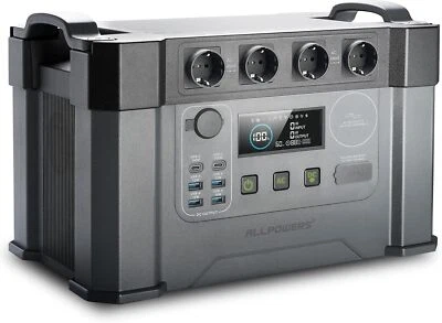 【Neue Version】ALLPOWERS Tragbarer Powerstation 2400W, Surged 4000W Generator - Bild 1 von 4